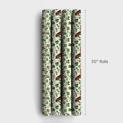Shamrocks with the Tennessee Walking Horse - Wrapping Paper - Aspen & Arlo