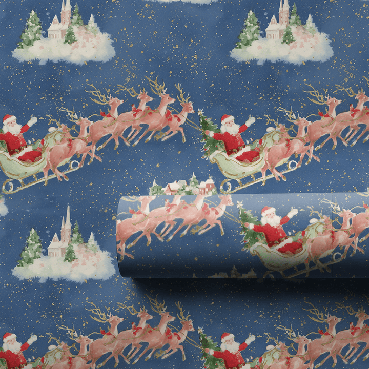 Rooftop Landing - Wrapping Paper - Aspen & Arlo