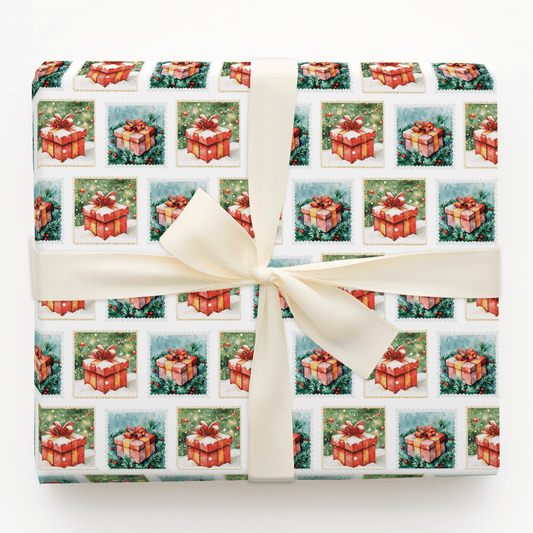 Present Day Postage - Wrapping Paper - Aspen & Arlo