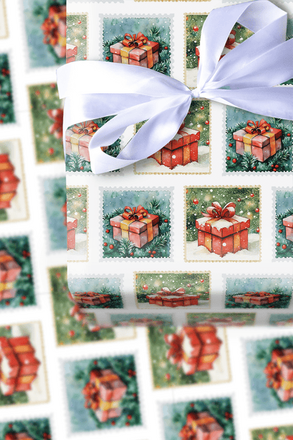 Present Day Postage - Wrapping Paper - Aspen & Arlo