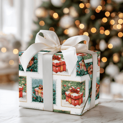 Present Day Postage - Wrapping Paper - Aspen & Arlo