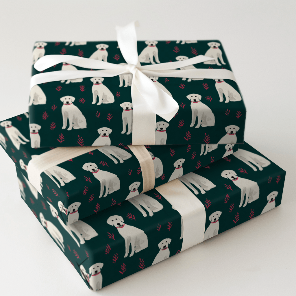 Happy Dogo Argentino - Wrapping Paper - Aspen & Arlo
