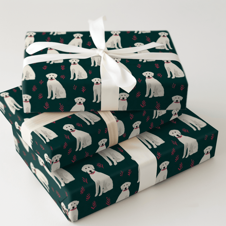 Happy Dogo Argentino - Wrapping Paper - Aspen & Arlo
