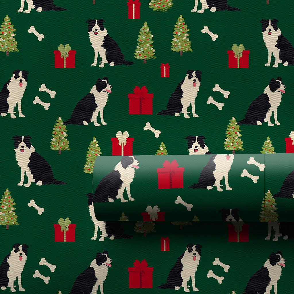 Vintage Collie Christmas
