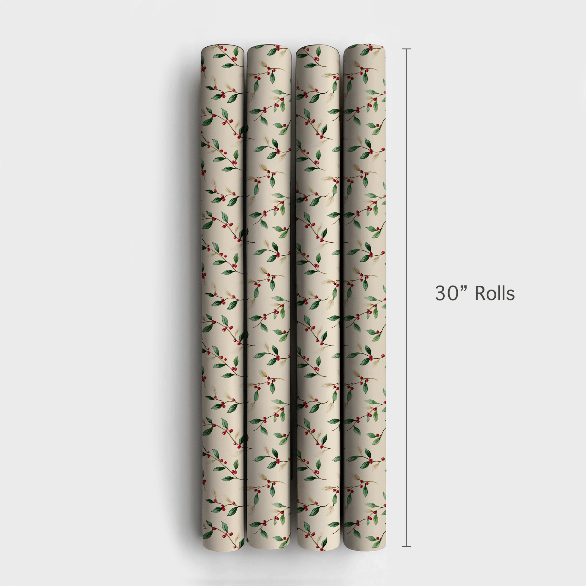 Holly Beauty - Wrapping Paper - Aspen & Arlo