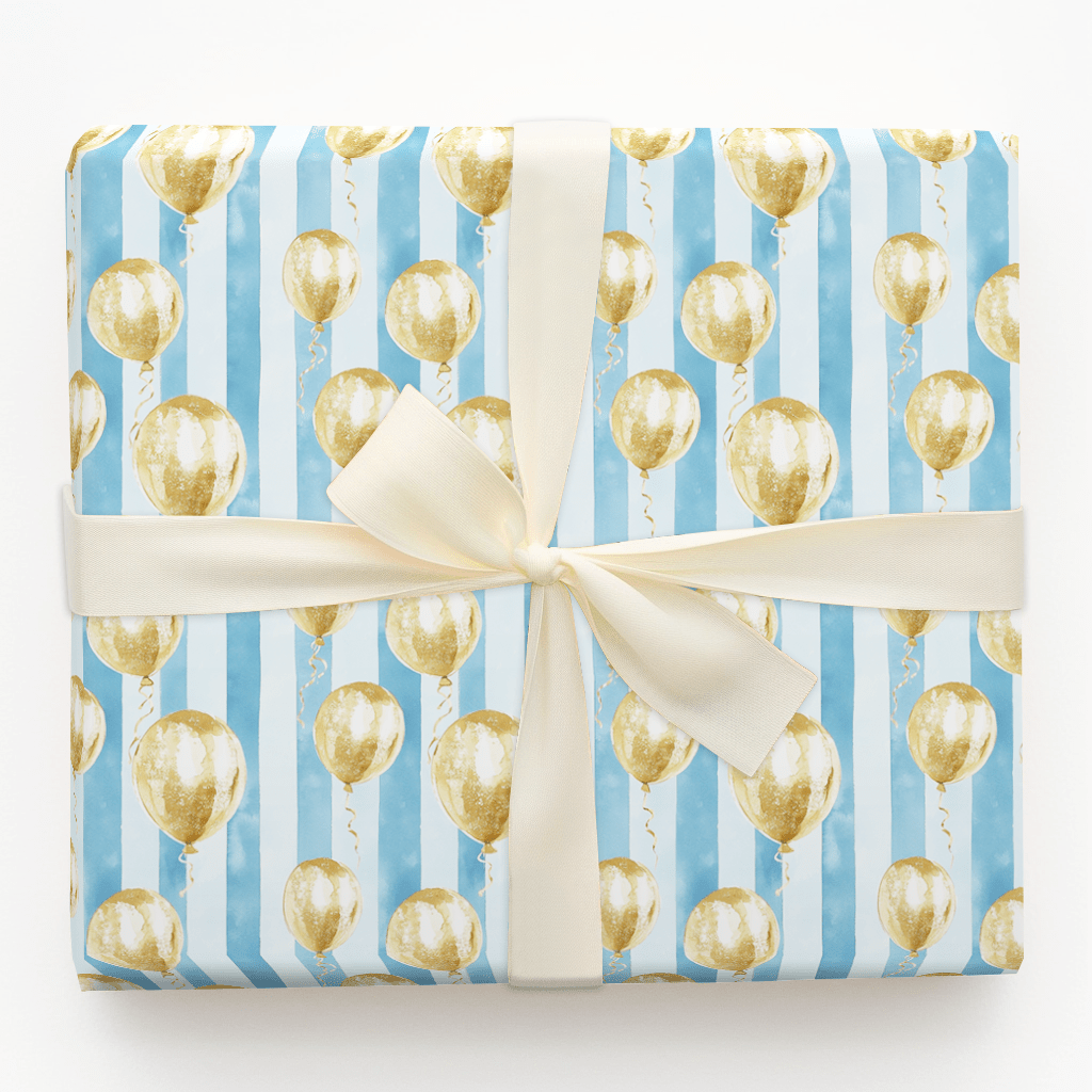 Gold Rush Birthday - Wrapping Paper - Aspen & Arlo