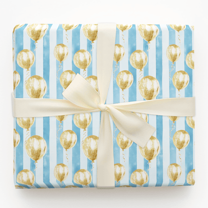 Gold Rush Birthday - Wrapping Paper - Aspen & Arlo
