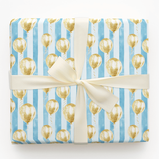 Gold Rush Birthday - Wrapping Paper - Aspen & Arlo