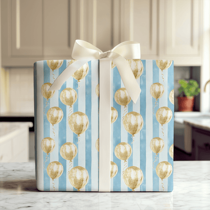 Gold Rush Birthday - Wrapping Paper - Aspen & Arlo