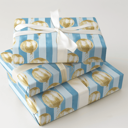 Gold Rush Birthday - Wrapping Paper - Aspen & Arlo