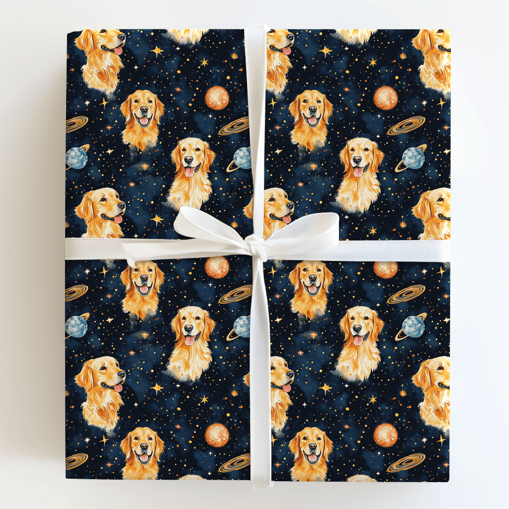 Space Retriever - Wrapping Paper - Aspen & Arlo