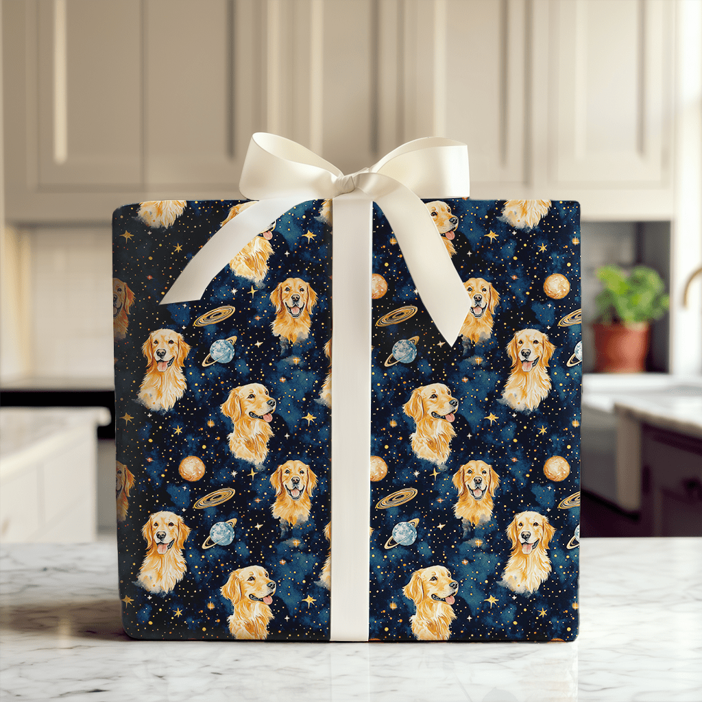 Space Retriever - Wrapping Paper - Aspen & Arlo