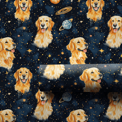 Space Retriever - Wrapping Paper - Aspen & Arlo