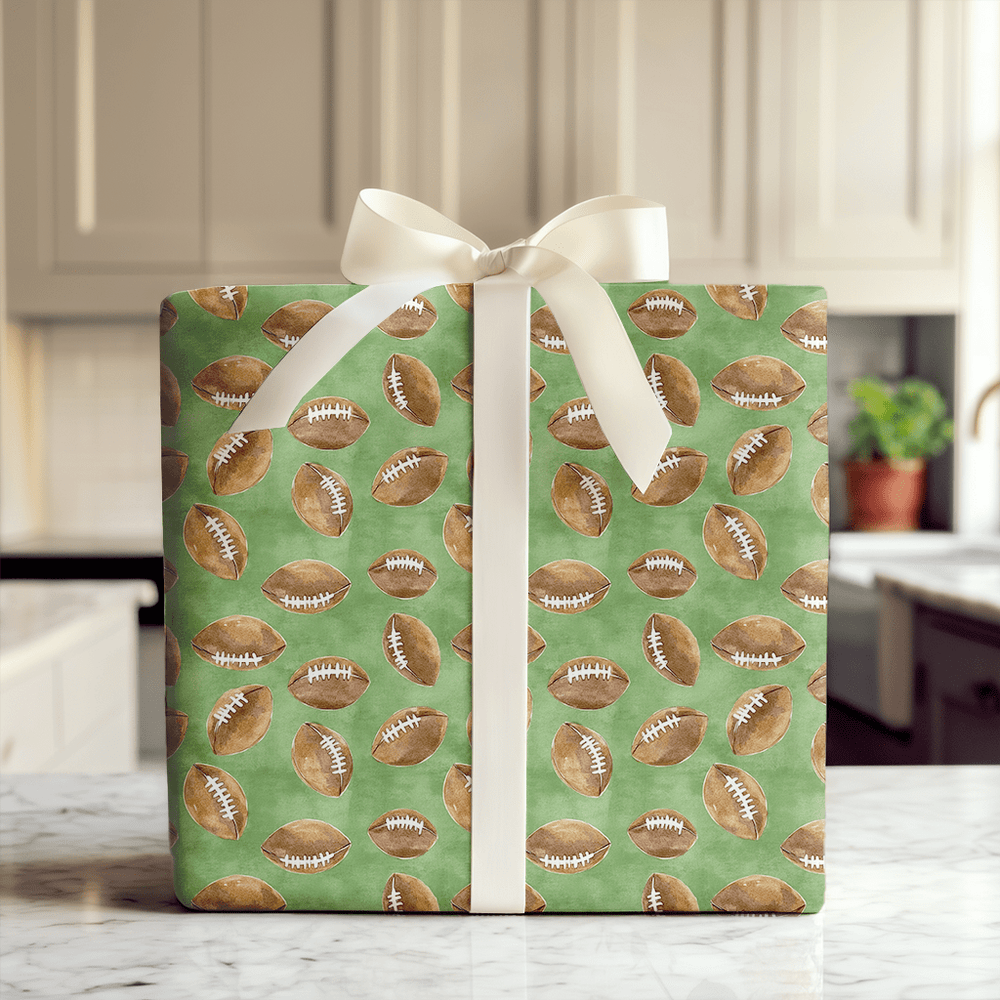 First Down Charms - Wrapping Paper - Aspen & Arlo