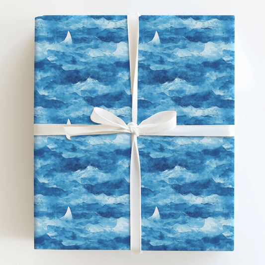 Sharky and I Know It - Wrapping Paper - Aspen & Arlo