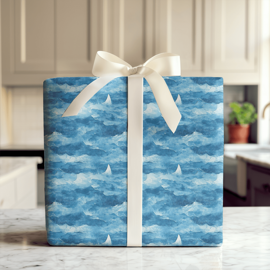 Sharky and I Know It - Wrapping Paper - Aspen & Arlo