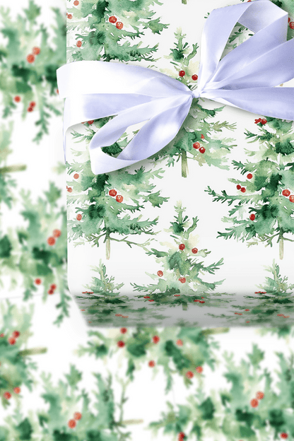 Festive Fur - Wrapping Paper - Aspen & Arlo