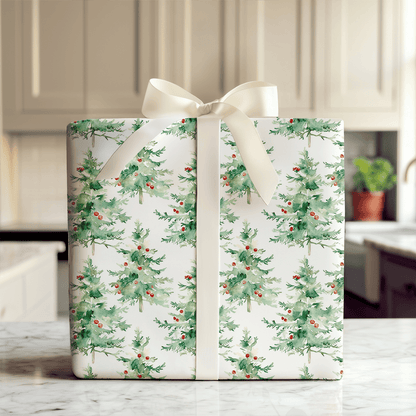 Festive Fur - Wrapping Paper - Aspen & Arlo