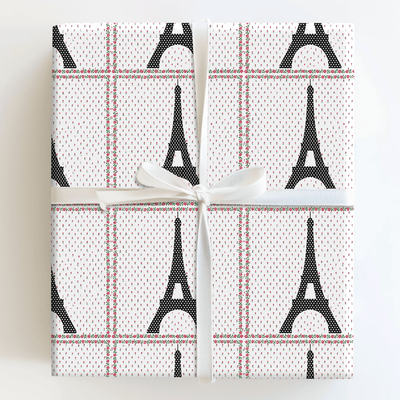 When In Paris Christmas - Wrapping Paper - Aspen & Arlo