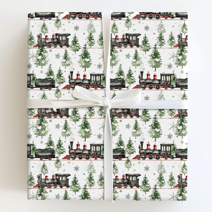 Levi's Train - Wrapping Paper - Aspen & Arlo