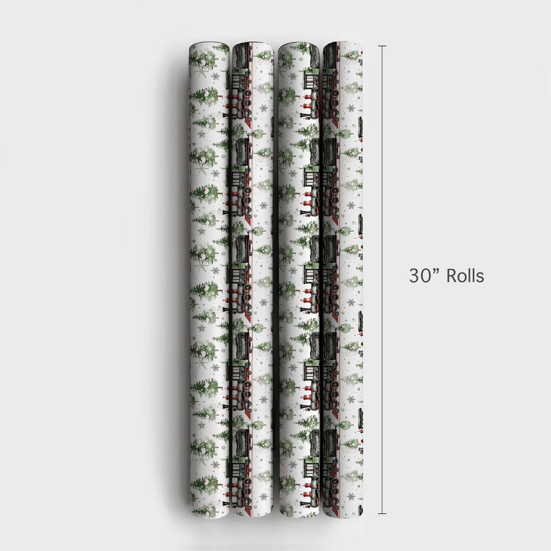 Levi's Train - Wrapping Paper - Aspen & Arlo