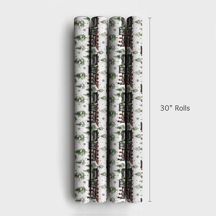 Levi's Train - Wrapping Paper - Aspen & Arlo
