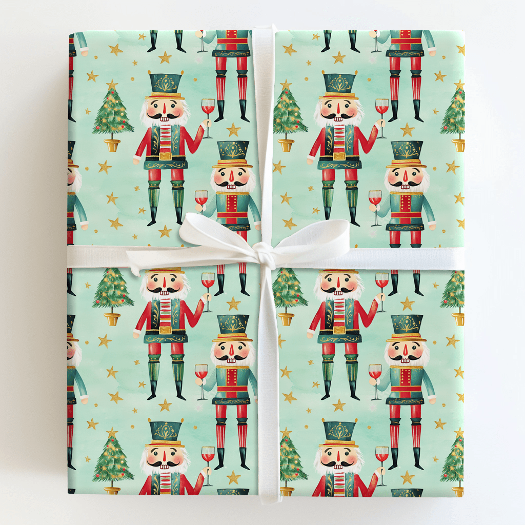 Tipsy Toy Soldiers - Wrapping Paper - Aspen & Arlo