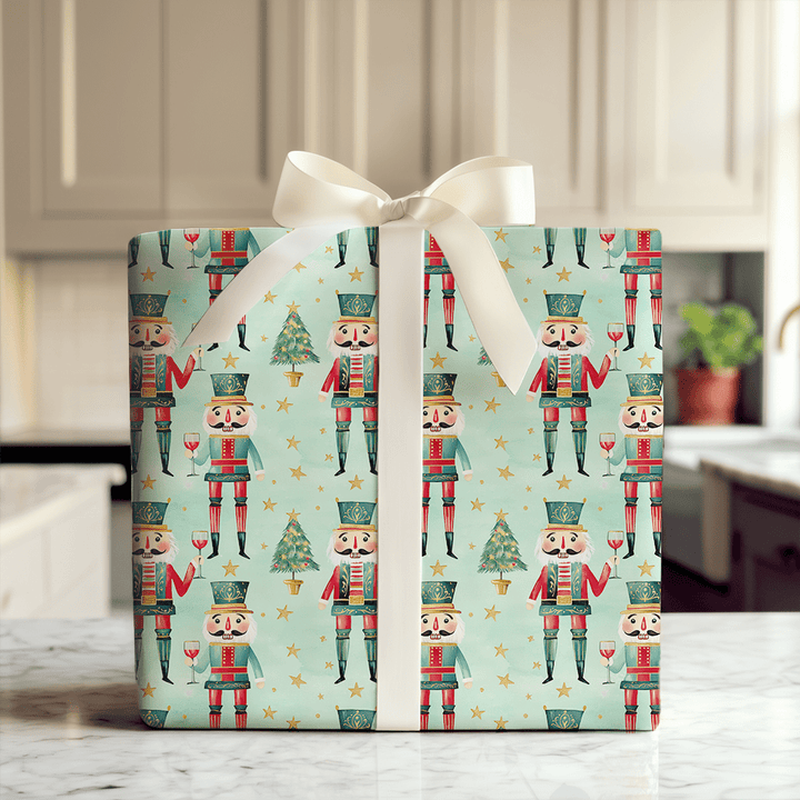Tipsy Toy Soldiers - Wrapping Paper - Aspen & Arlo