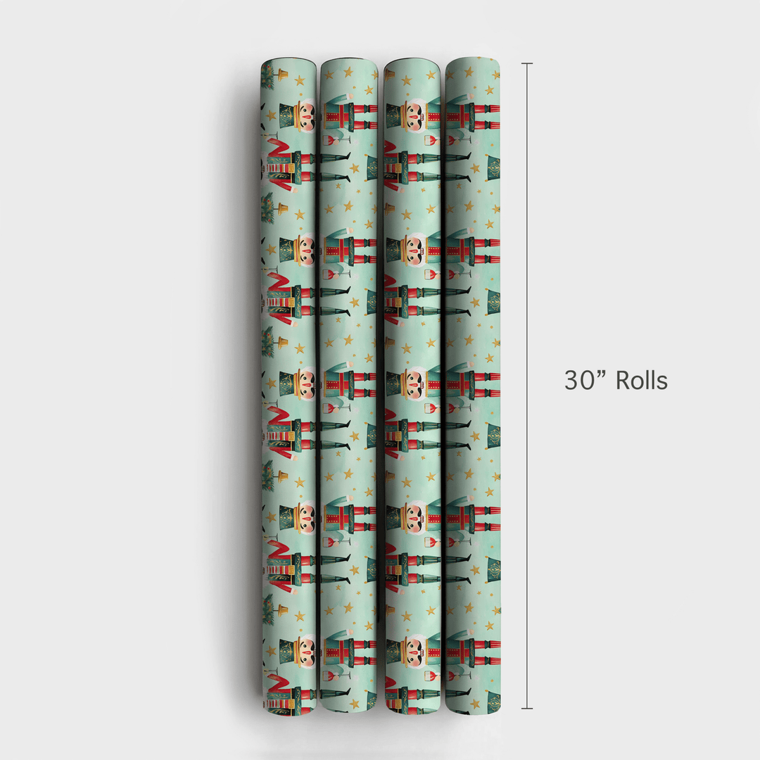 Tipsy Toy Soldiers - Wrapping Paper - Aspen & Arlo