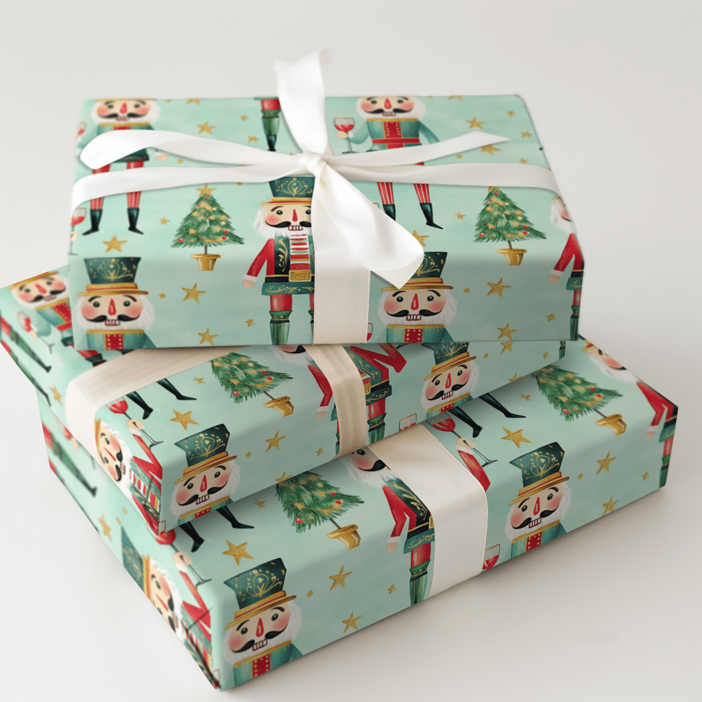 Tipsy Toy Soldiers - Wrapping Paper - Aspen & Arlo