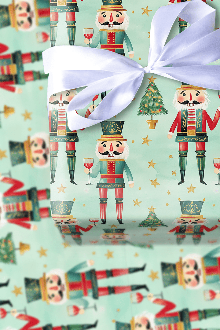 Tipsy Toy Soldiers - Wrapping Paper - Aspen & Arlo