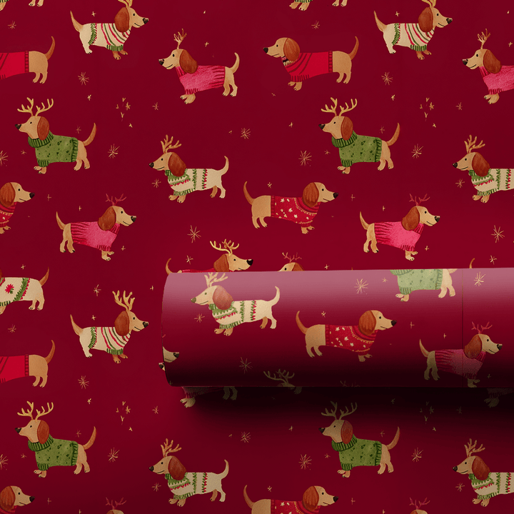 Pup in a Pullover - Wrapping Paper - Aspen & Arlo