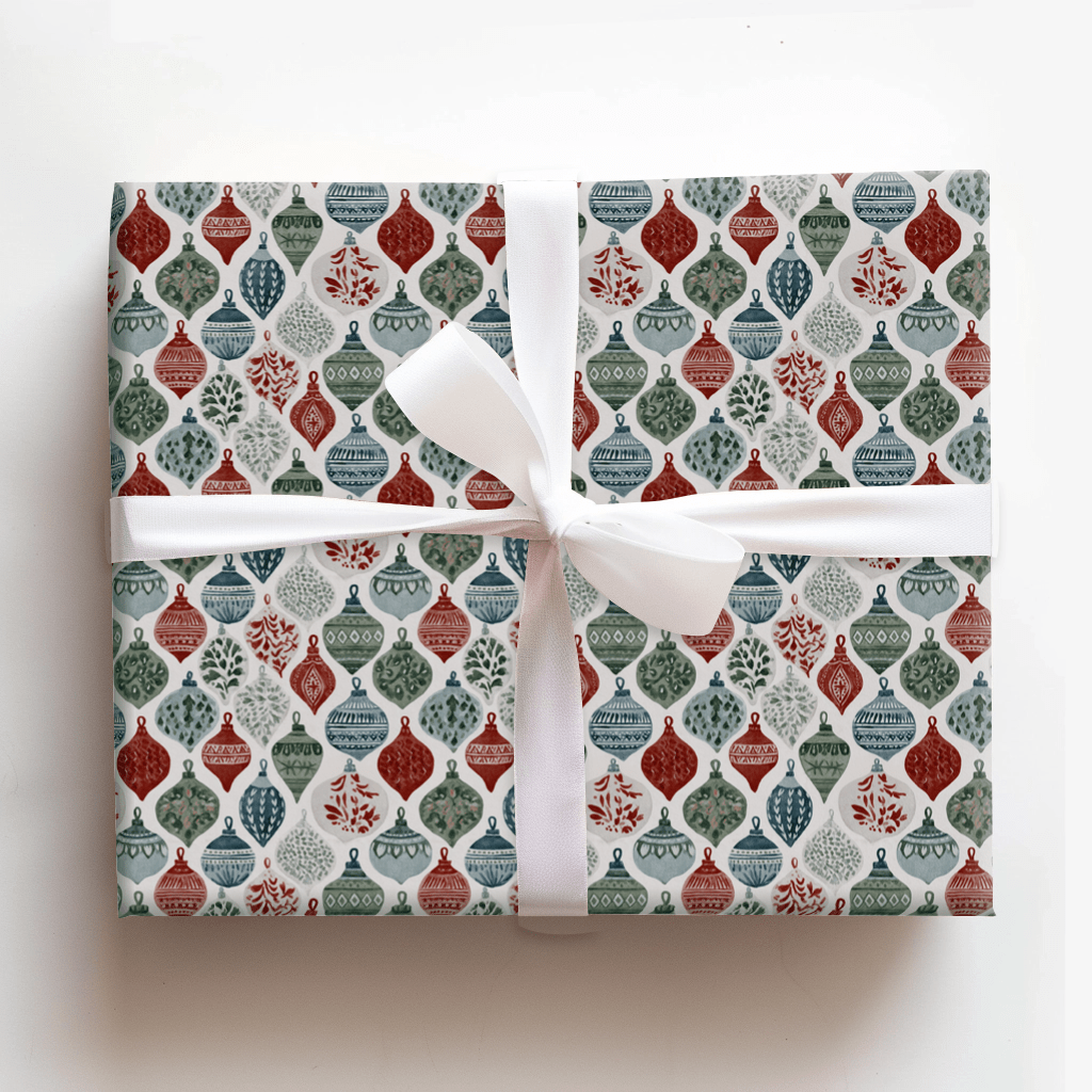 Heirloom Ornaments - Wrapping Paper - Aspen & Arlo