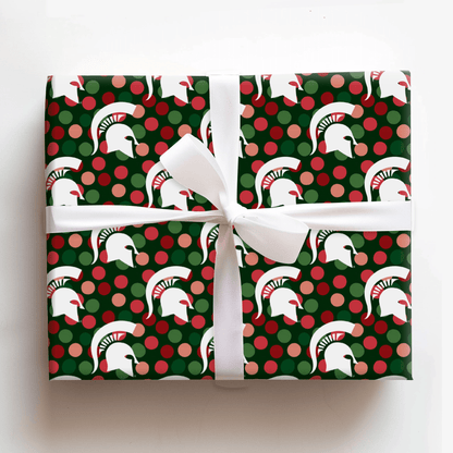 Spartan Christmas Dots - Wrapping Paper - Aspen & Arlo