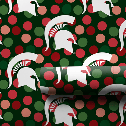 Spartan Christmas Dots - Wrapping Paper - Aspen & Arlo