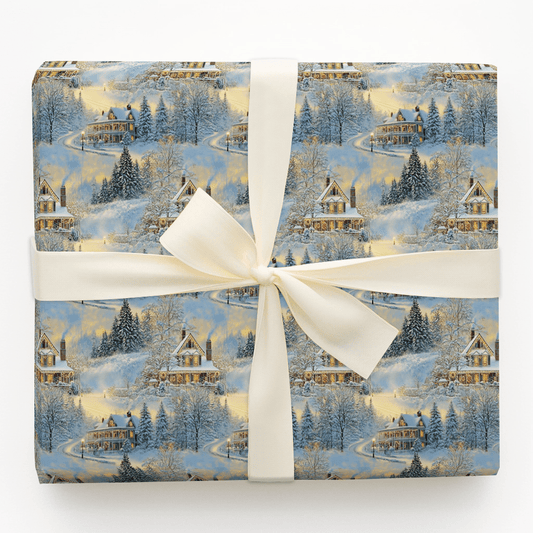 Winterlight Whispers - Wrapping Paper - Aspen & Arlo