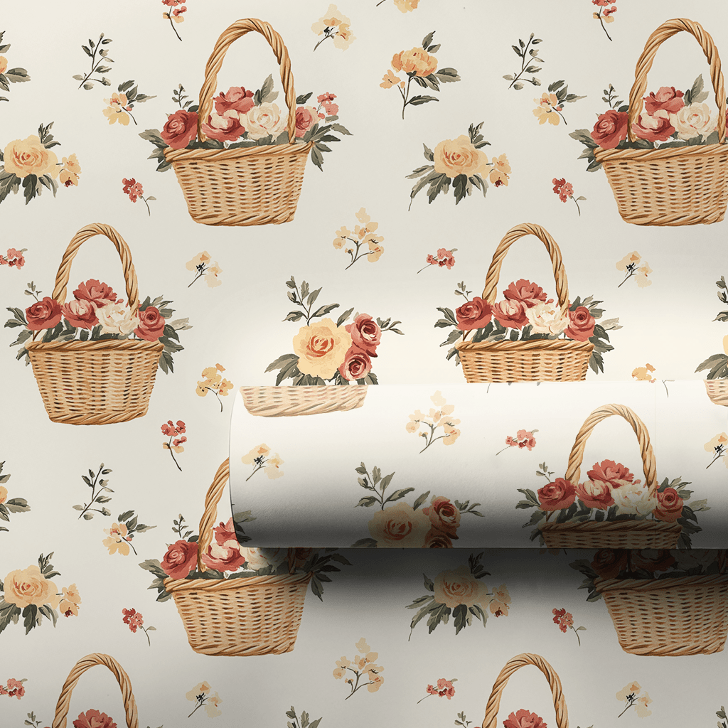 Flower Girl Basket - Wrapping Paper - Aspen & Arlo