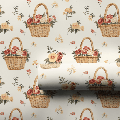 Flower Girl Basket - Wrapping Paper - Aspen & Arlo