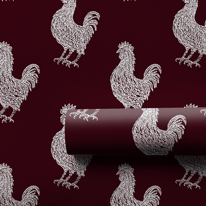 Maroon Grit - Wrapping Paper - Aspen & Arlo