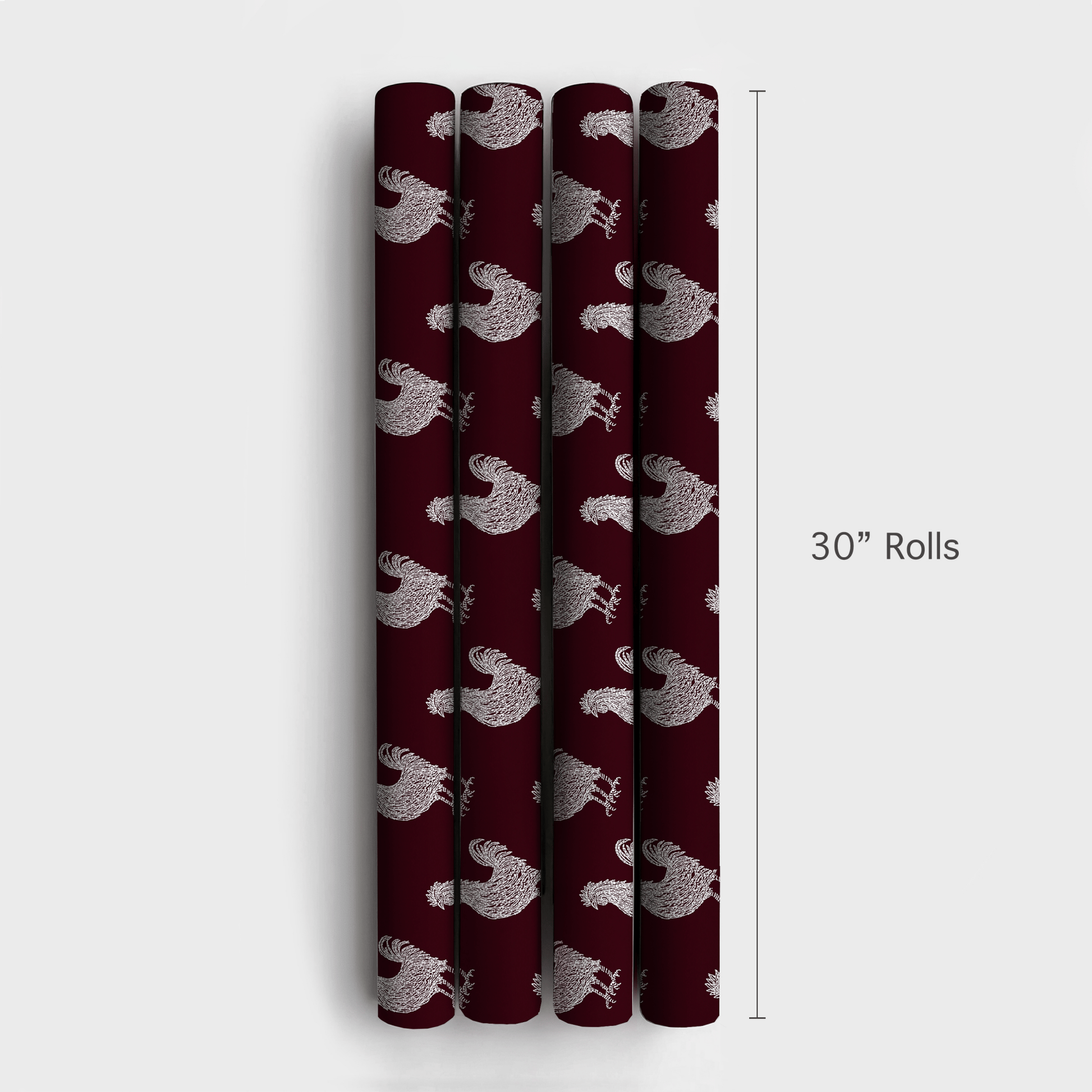 Maroon Grit - Wrapping Paper - Aspen & Arlo