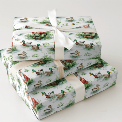 Jolly Quack Calls - Wrapping Paper - Aspen & Arlo