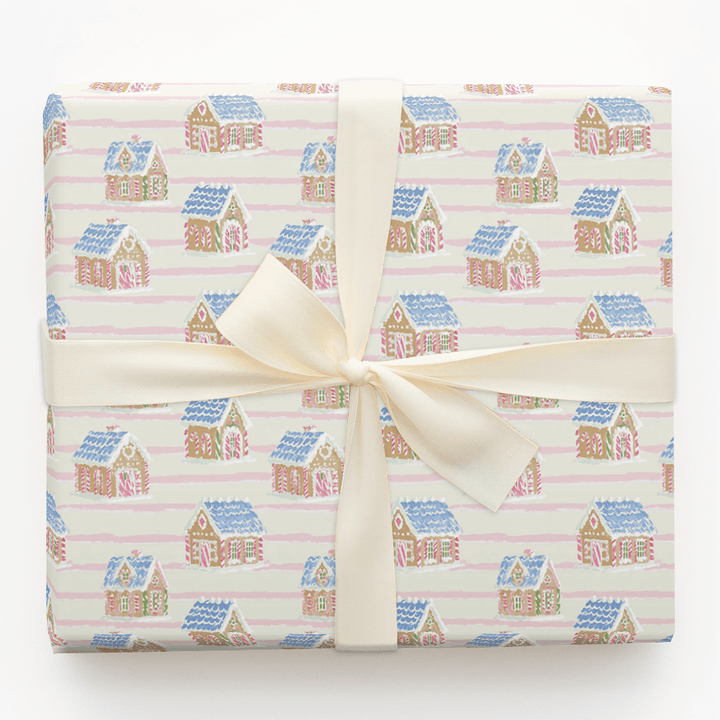 Gingerbread Cottage - Wrapping Paper - Aspen & Arlo