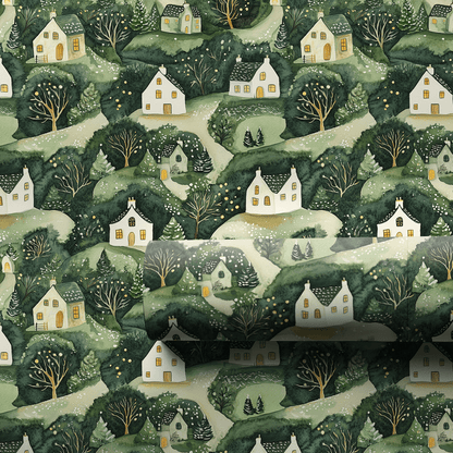 Green Christmas - Wrapping Paper - Aspen & Arlo