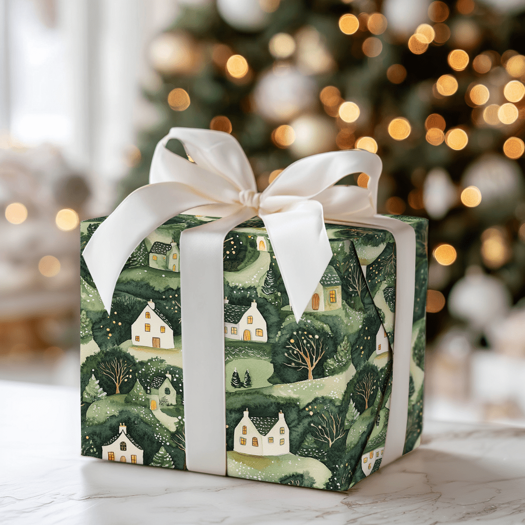 Green Christmas - Wrapping Paper - Aspen & Arlo