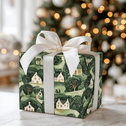 Green Christmas - Wrapping Paper - Aspen & Arlo