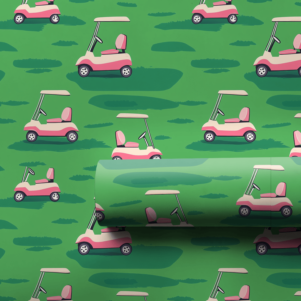 Drive Me to the Green - Wrapping Paper - Aspen & Arlo