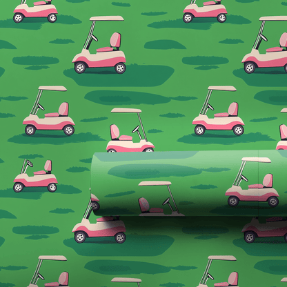 Drive Me to the Green - Wrapping Paper - Aspen & Arlo