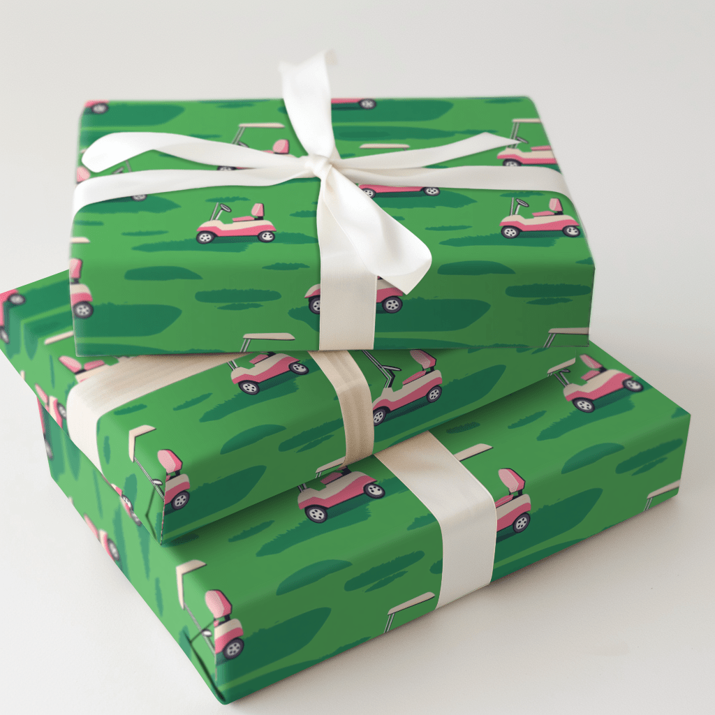 Drive Me to the Green - Wrapping Paper - Aspen & Arlo