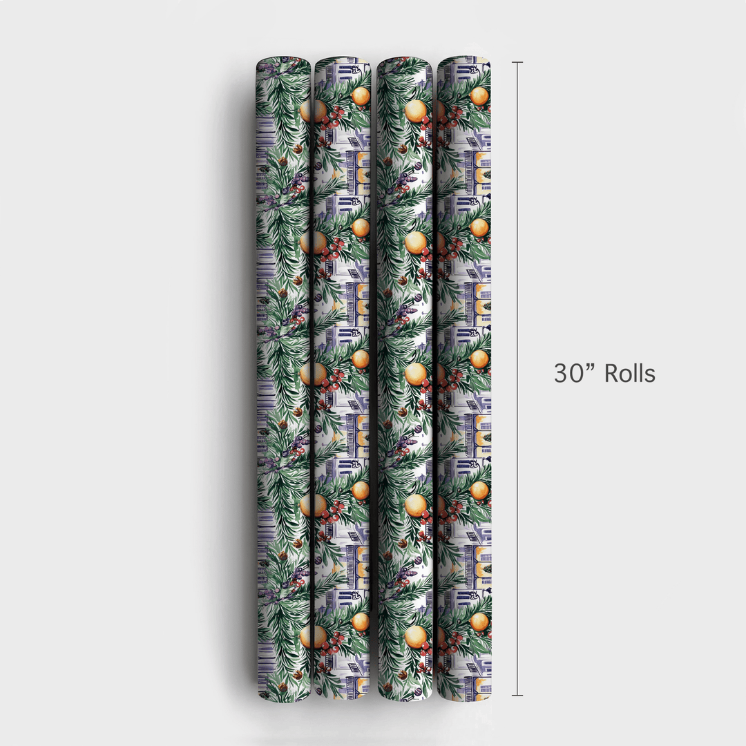 French Quarter Christmas - Wrapping Paper - Aspen & Arlo