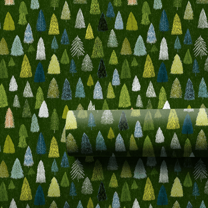 Lime Green Sketch - Wrapping Paper - Aspen & Arlo